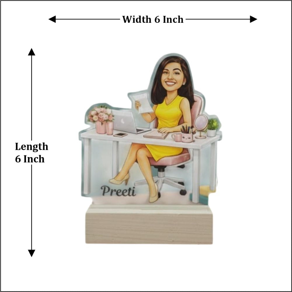 Personalized Office Desk Caricature - 9