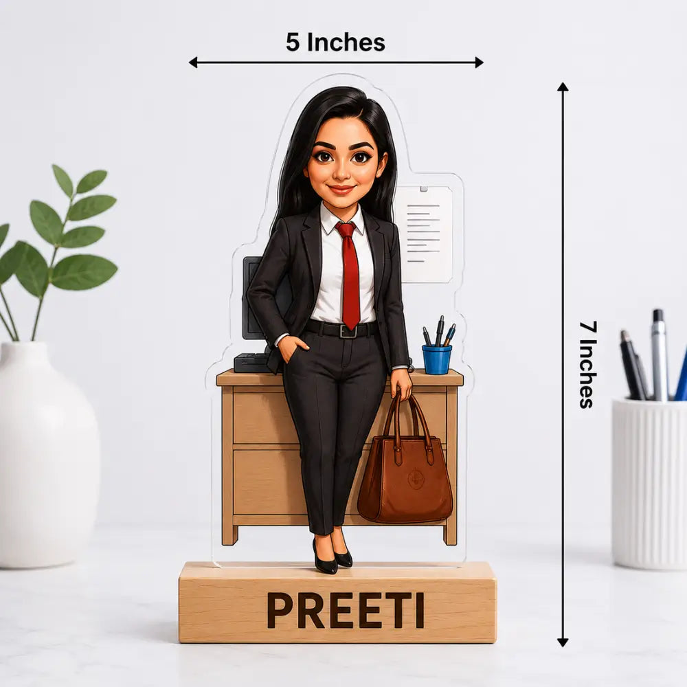 Customized Boss Lady Caricature