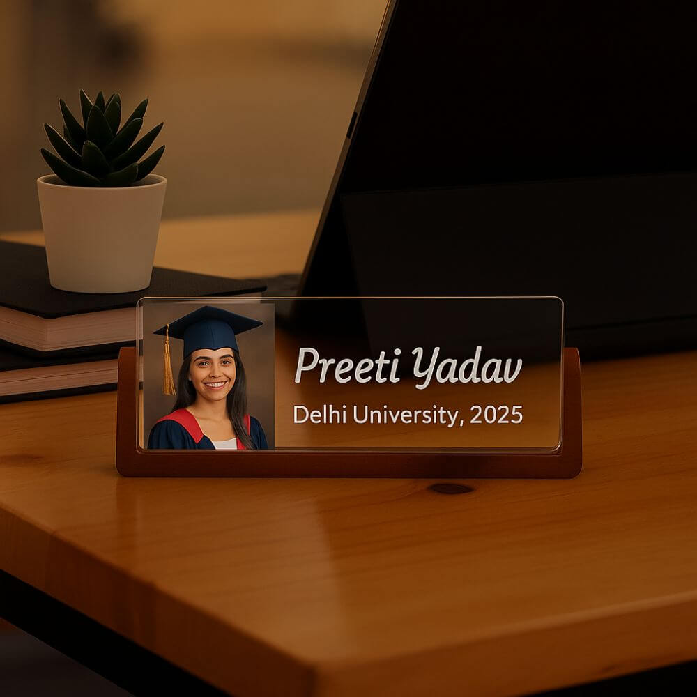Customized Graduation Name LED Plate - 4