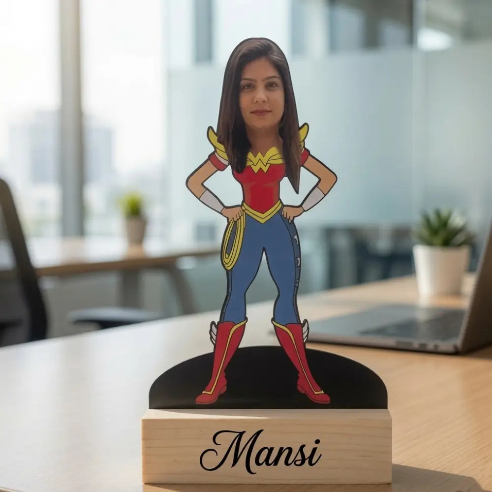 Custom Wonder Woman Photo Caricature |