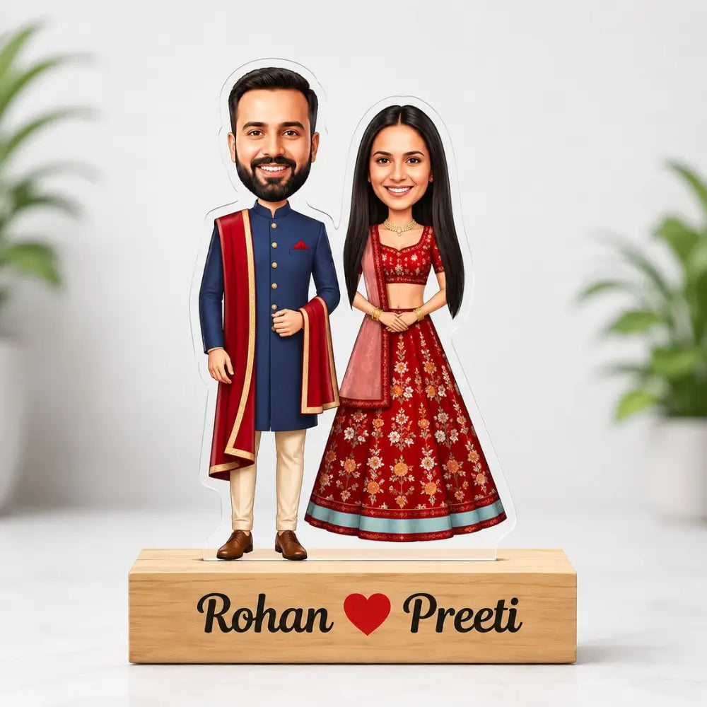 Customized Couple wedding caricature