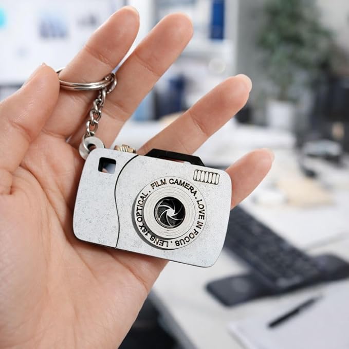 Camera Photo Keychain with Picture - 2