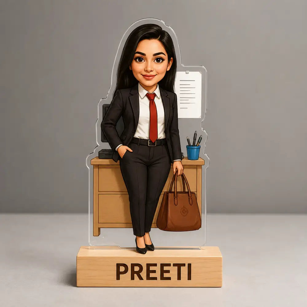 Customized Boss Lady Caricature