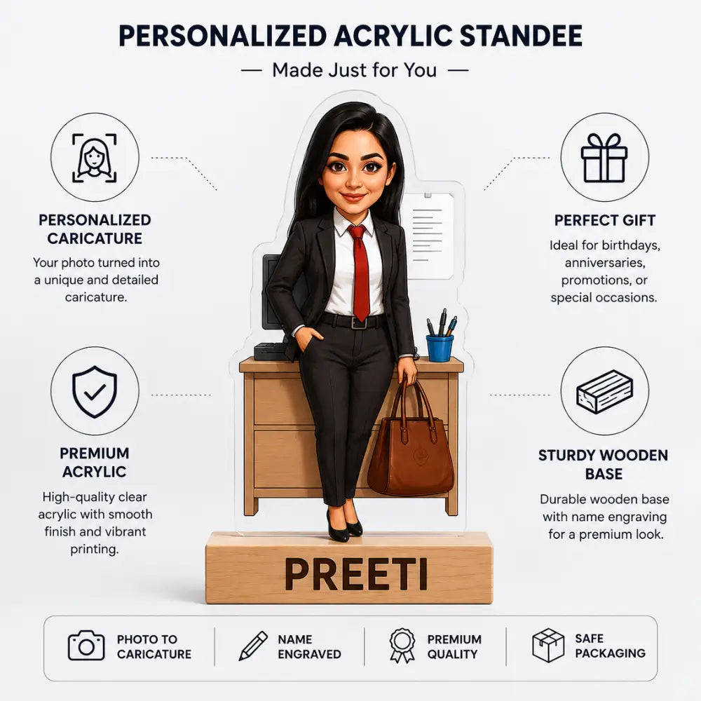 Customized Boss Lady Caricature