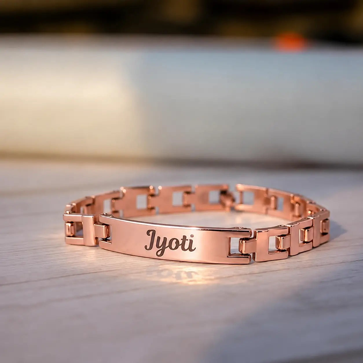 Custom Engraved Stainless Steel Bracelet