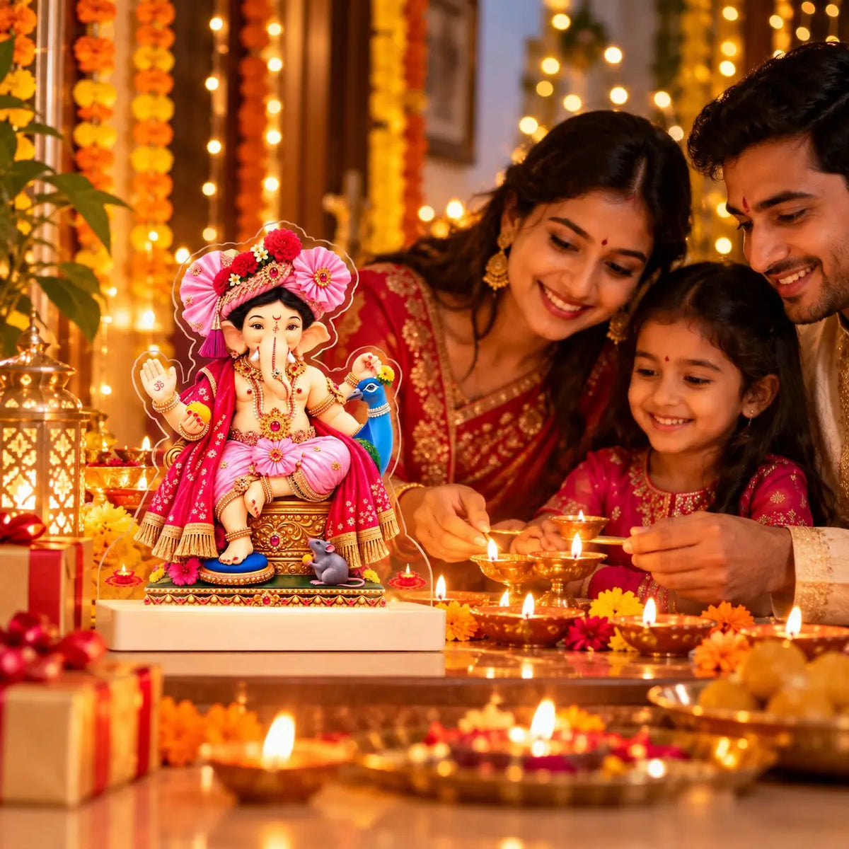 Ganpati Pooja Decor & Festive Gift .