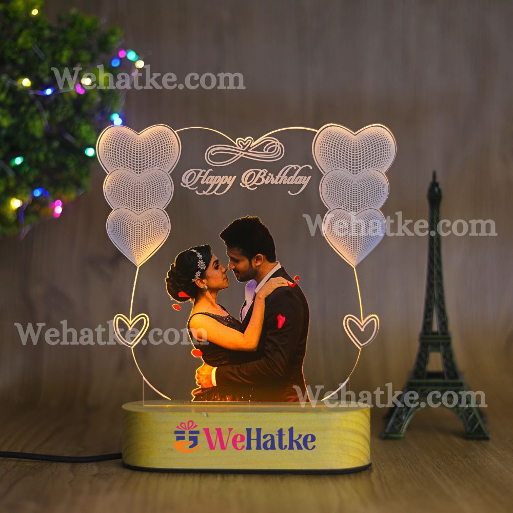 Customized Birthday / Anniversary  Gift Lamp - 3