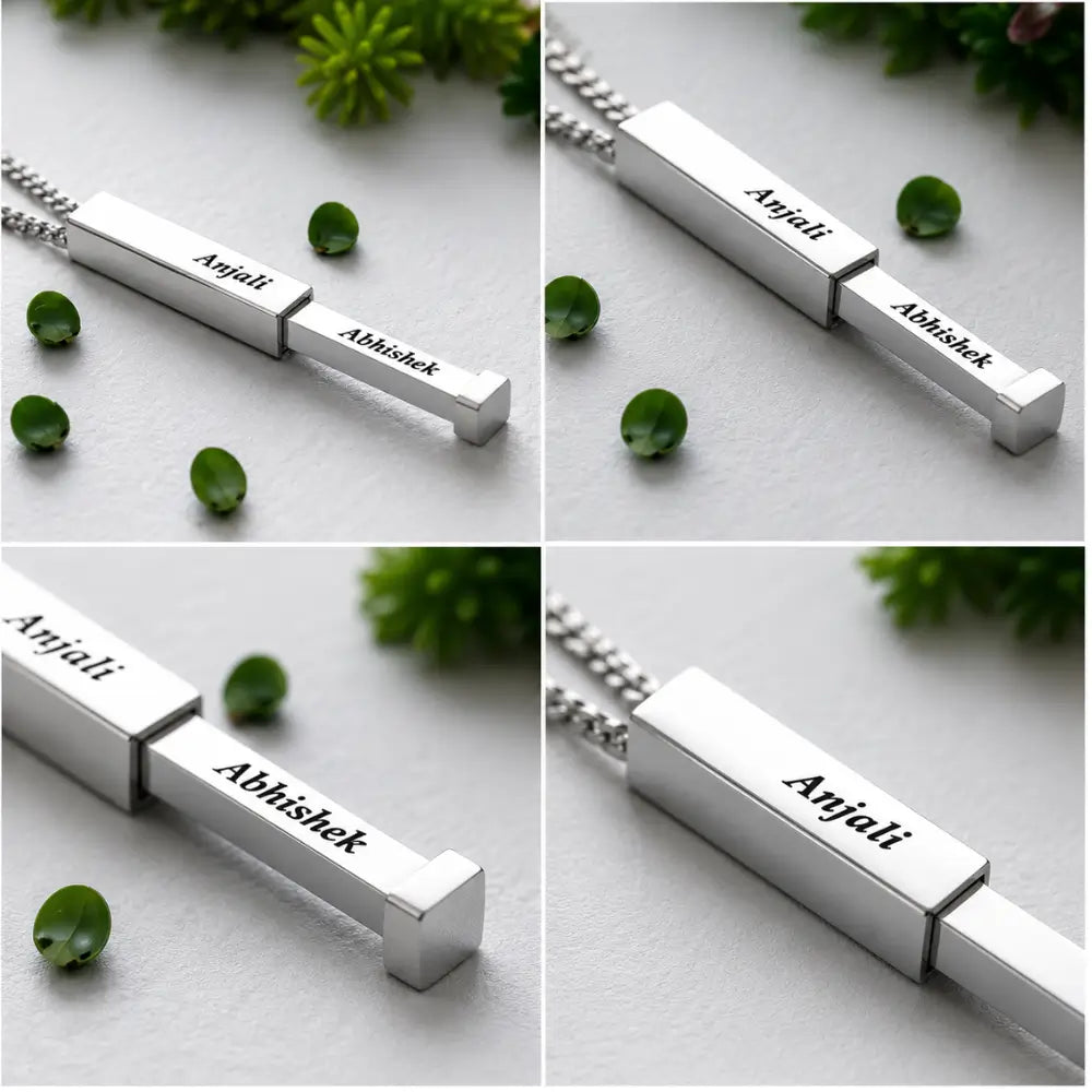 Personalized Name Necklace For Couple