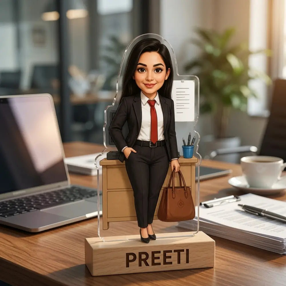 Customized Boss Lady Caricature