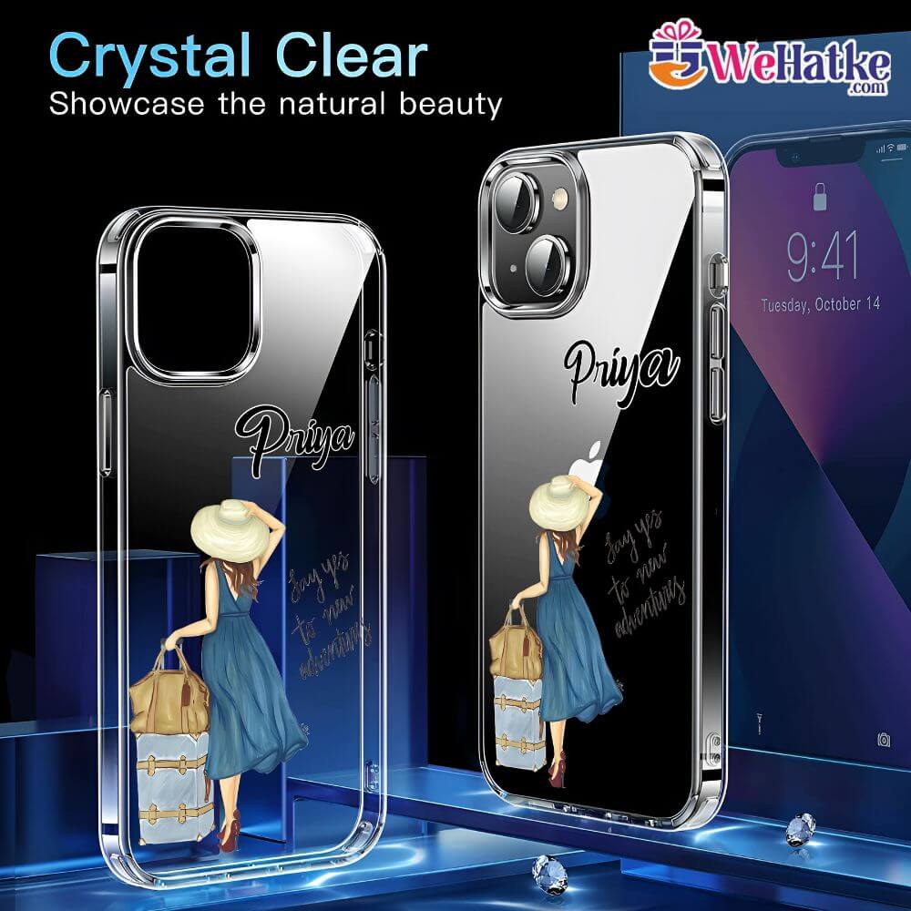 Customized Back Case For Girl Traveling - 4