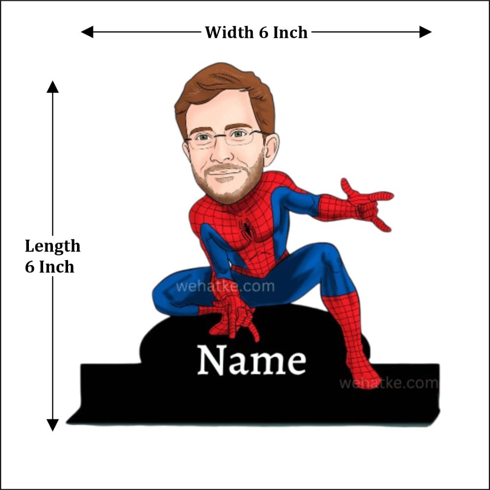 Customized Spiderman caricature - 3