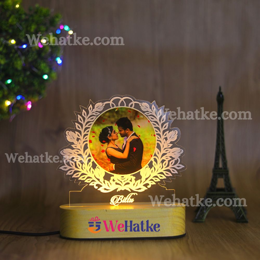 3D Illusion Couple Lamp - 4