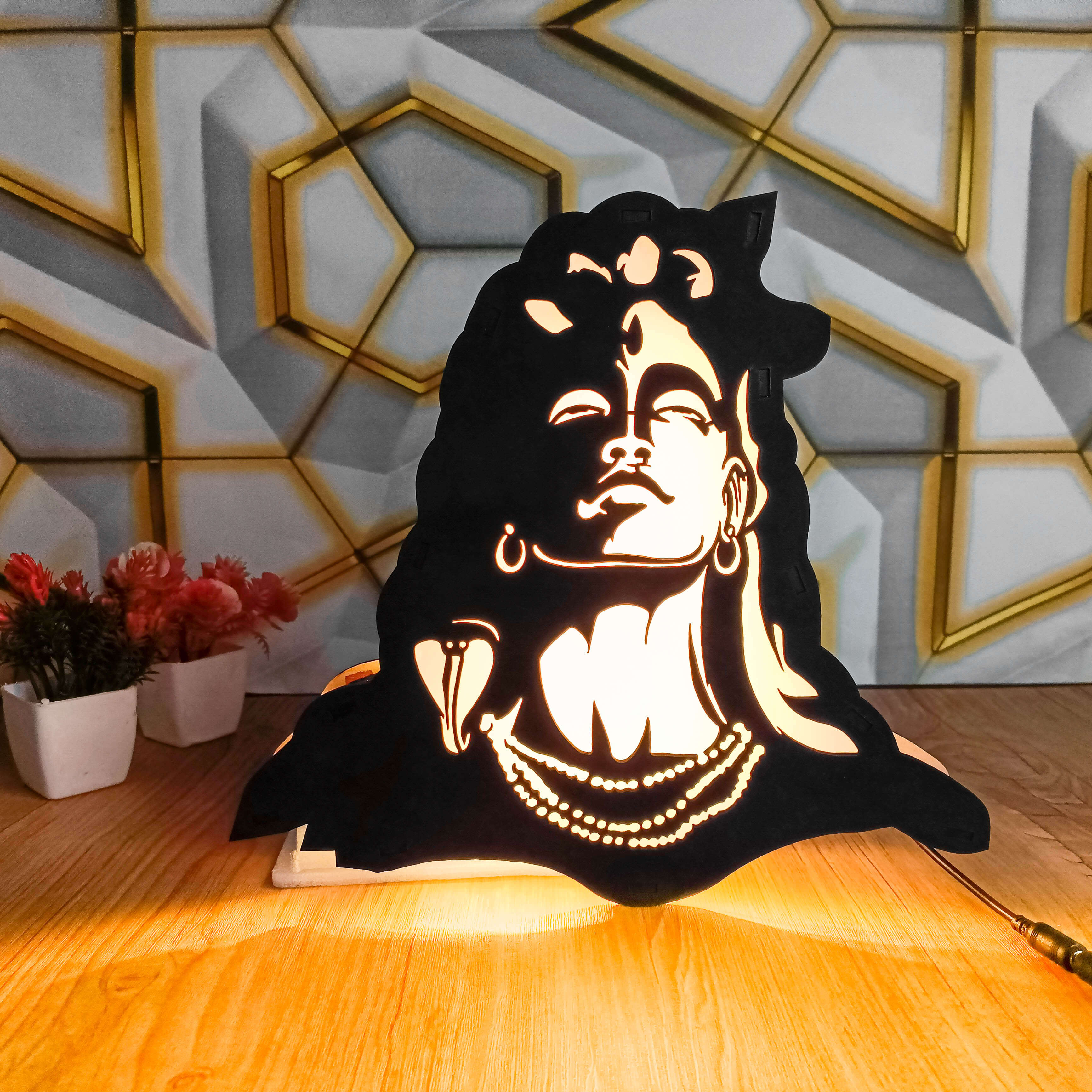 Shiv Ji  (Mahakal) Wall Hanging Led Frame - 6