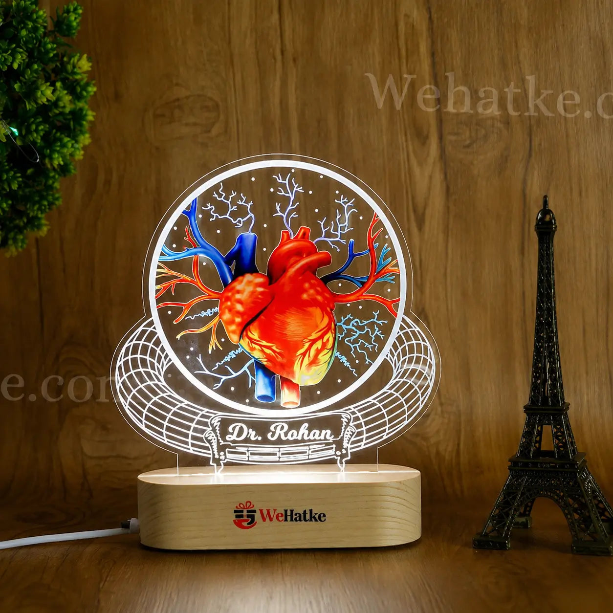 Cardiologist Gift 3D Led Lamp,Heart Specialist Doctor Gift