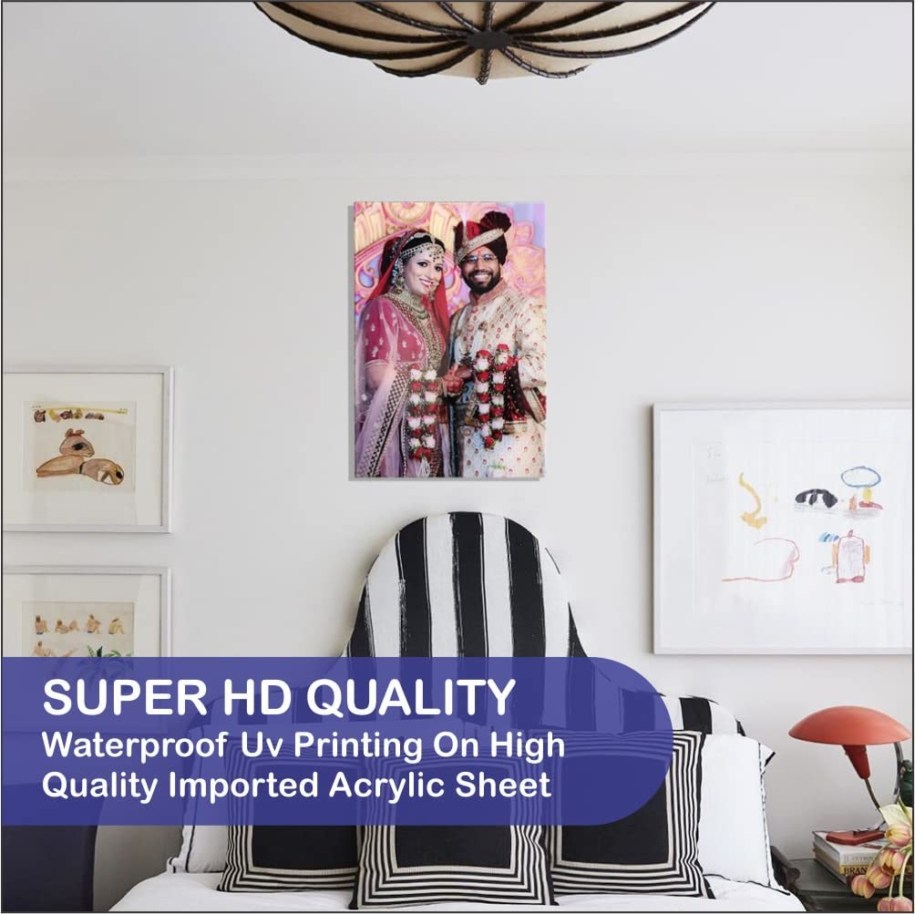 Personalized Wall Mount Acrylic Print Photo Frame - 2