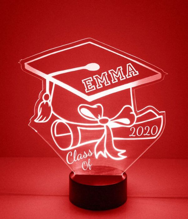 Customized Graduation LED gift with name & year - 2