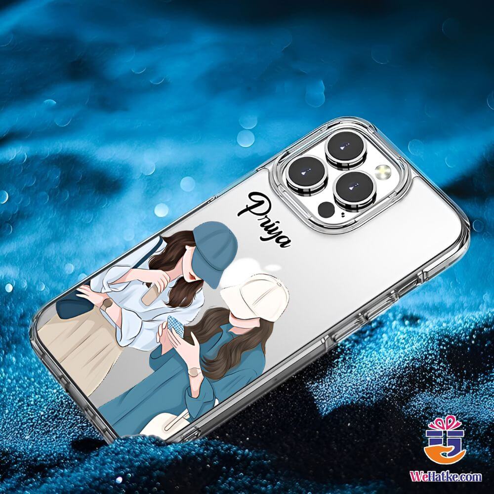 Customized Back Case For Girl Bestie With Cap - 3