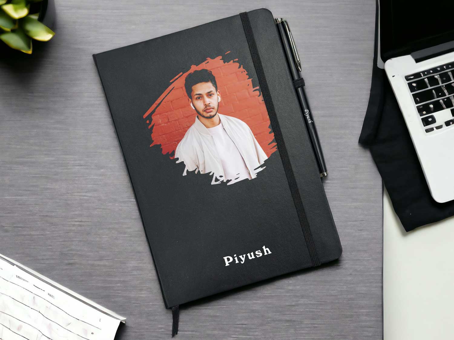 Photo Dairy & Name Pen For HIM