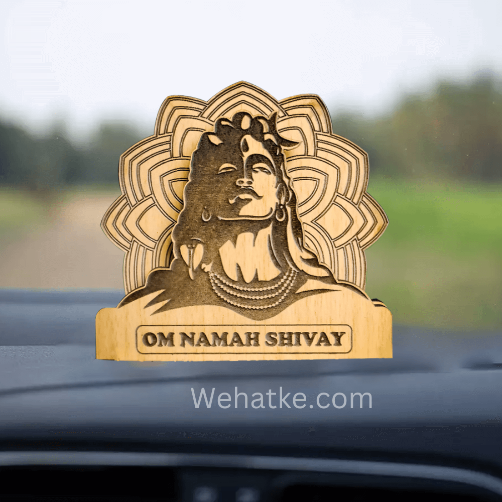 Om Namah Shivay Car Dashboard God Idols - 2