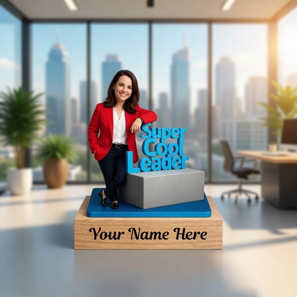 Office Leader Caricature Acrylic Standee
