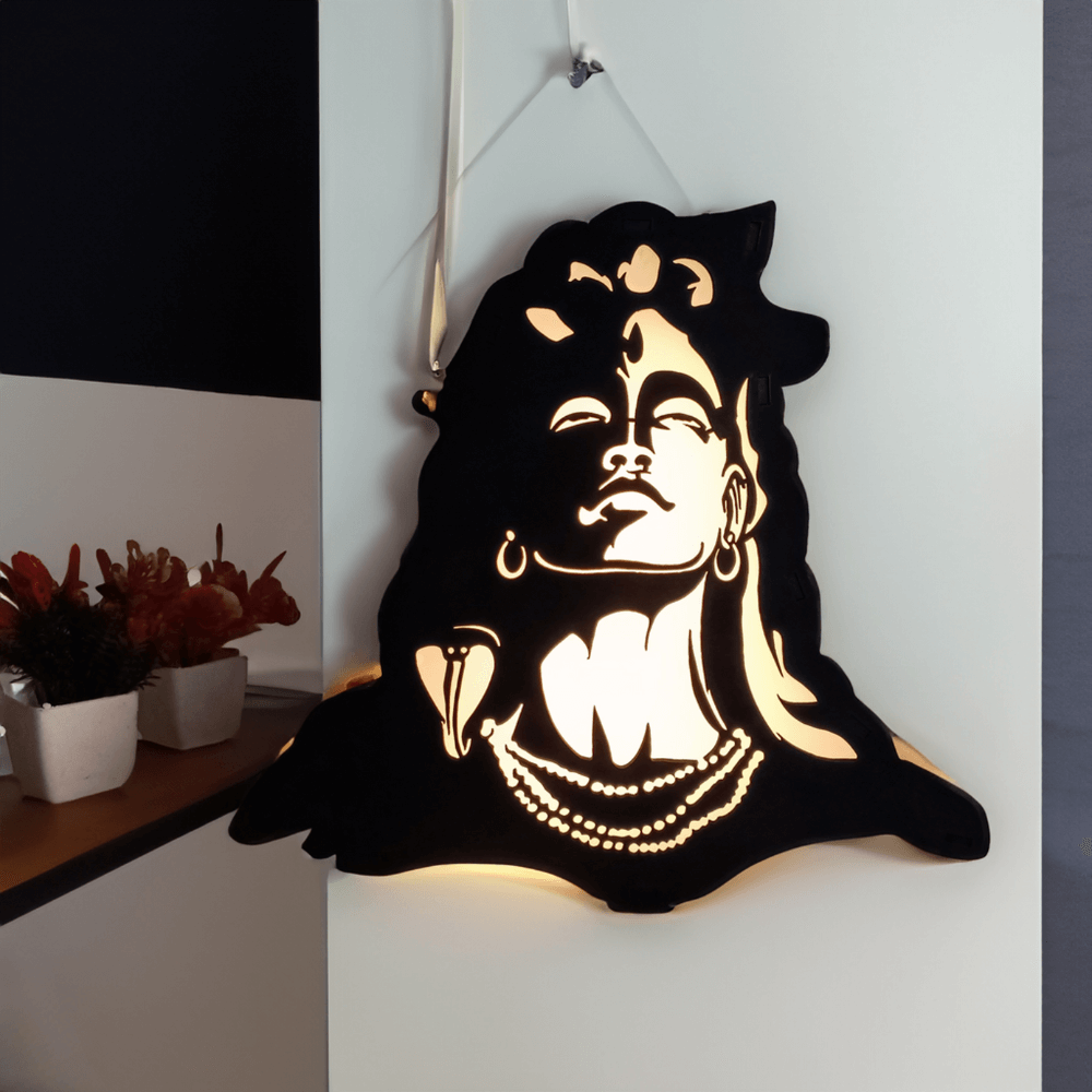 Shiv Ji  (Mahakal) Wall Hanging Led Frame - 7