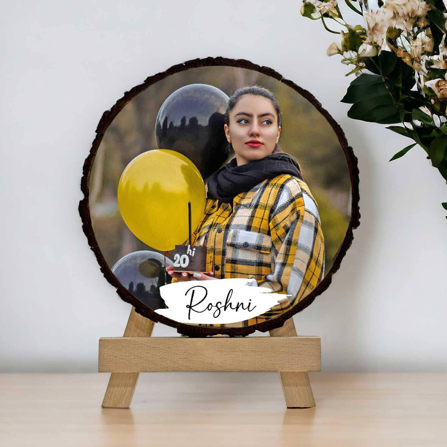 Personalized Wooden Colored Frame