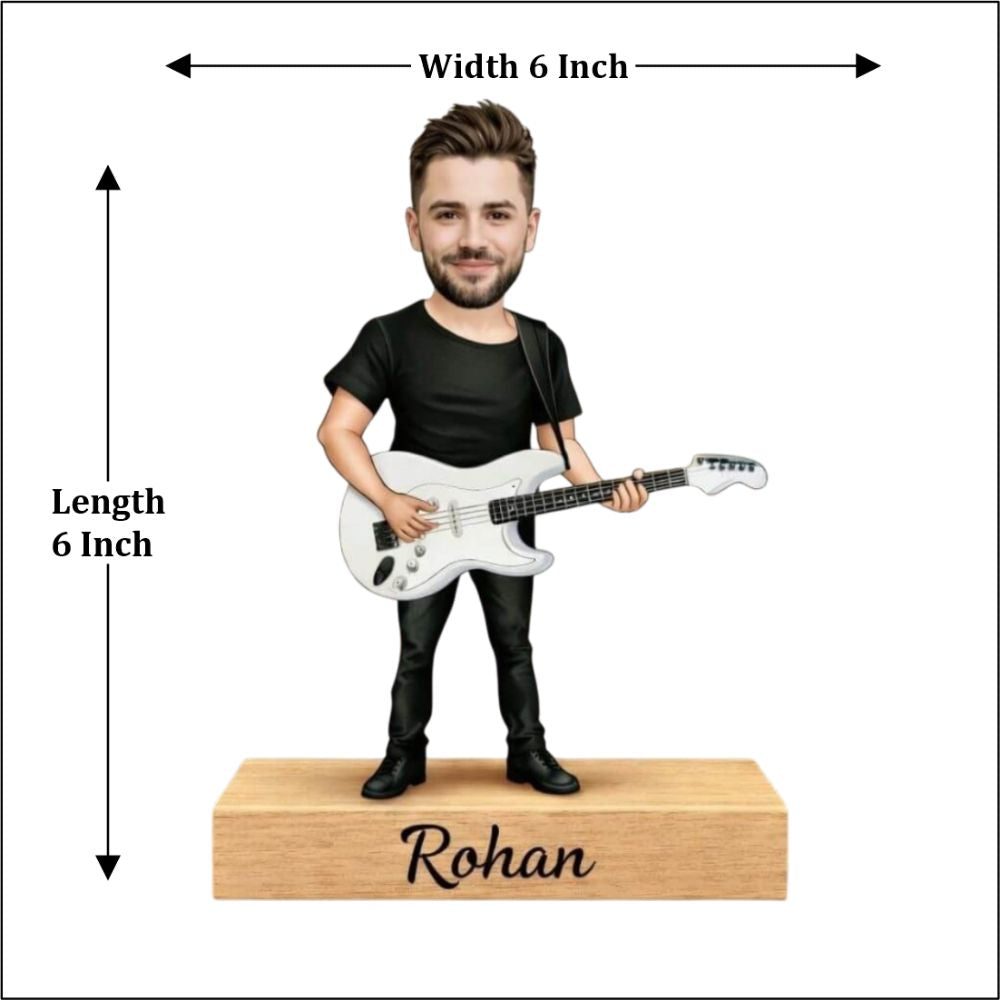 Customized Caricature For Guitarist - 5