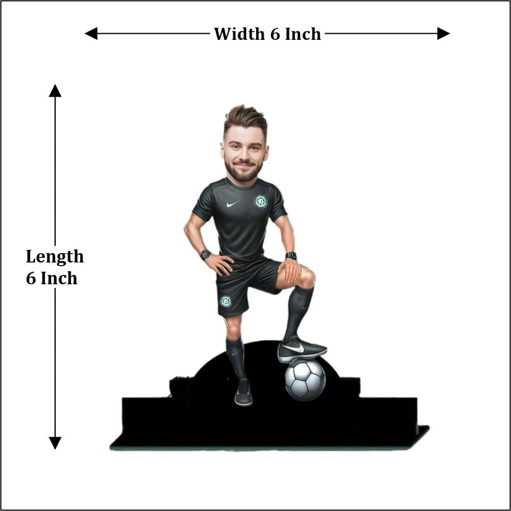Footballer Caricature Table-top - 3