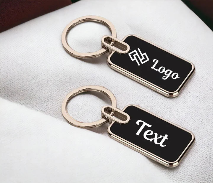 Personalized Engraved Metal Keychain .
