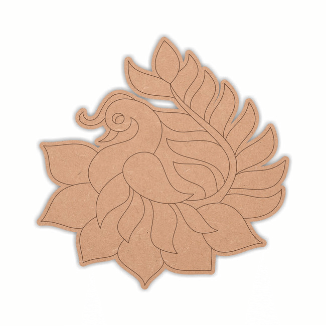 Peacock Pre-Marked Cutout