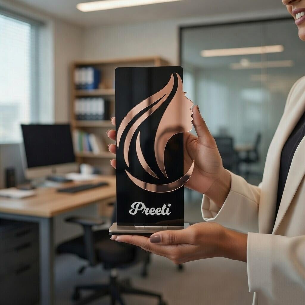 Personalized Women’s Day Trophy