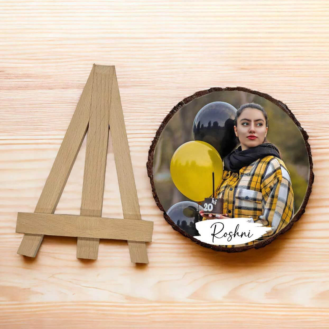 Personalized Wooden Colored Frame - 3
