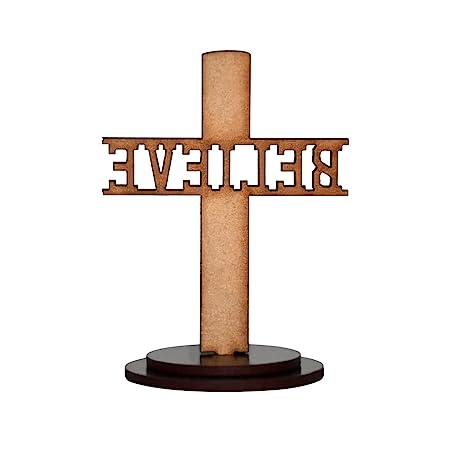 Car Dashboard Jesus Cross I Believe - 4