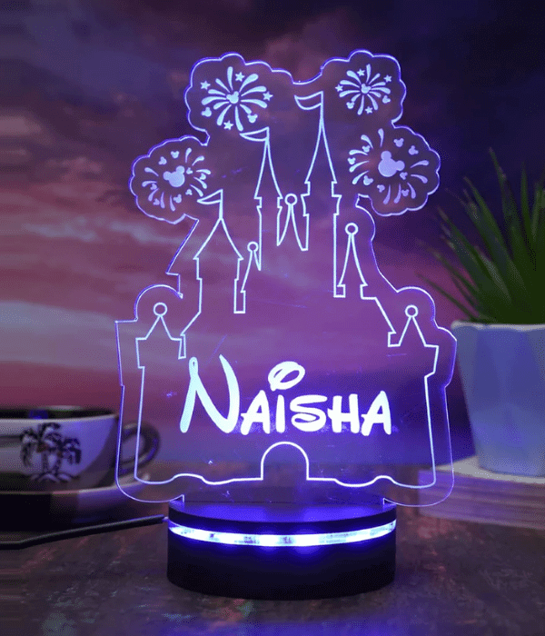 Customized Castle LED lamp for kids - 3