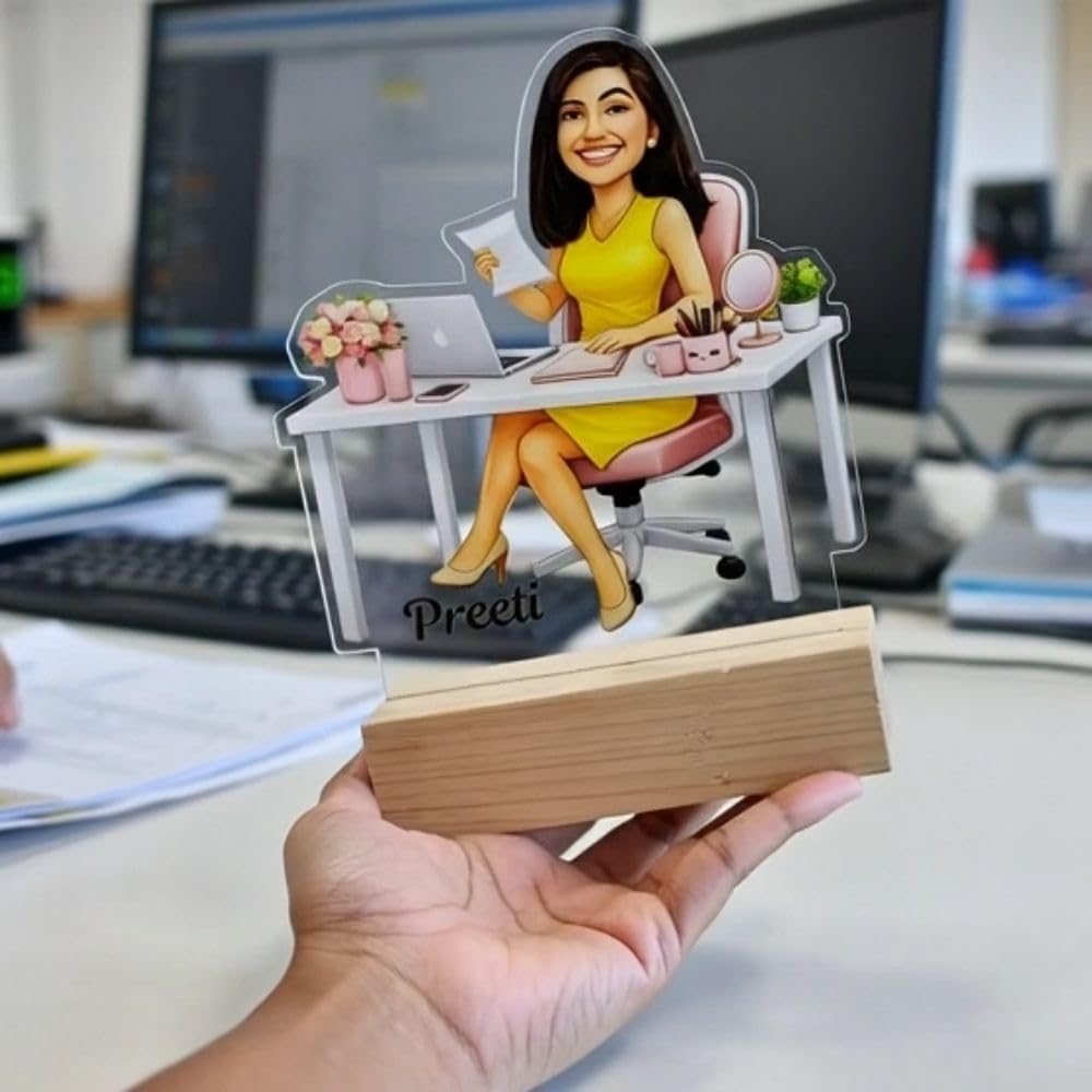 Personalized Office Desk Caricature - 3