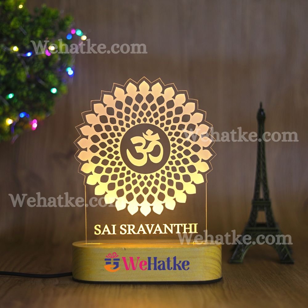 3D Illusion OM Lamp - 3
