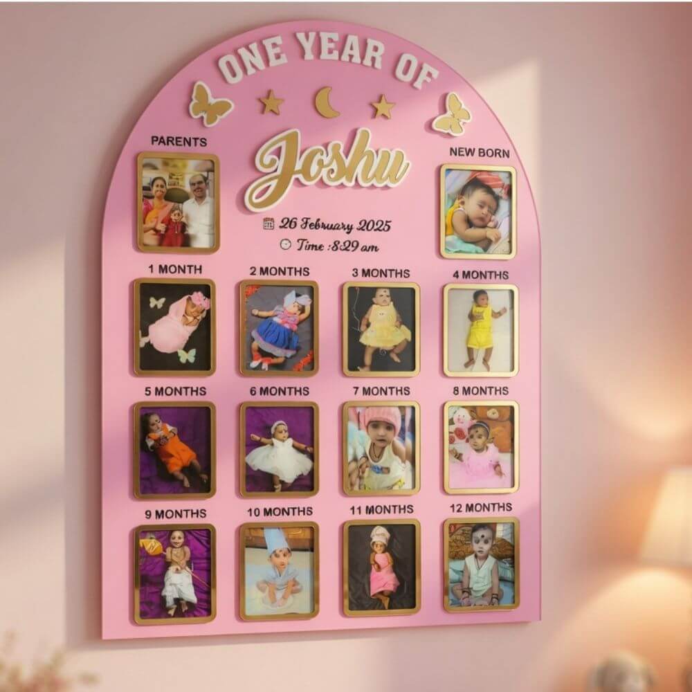 Baby First Year Memory Photo Frame - 2