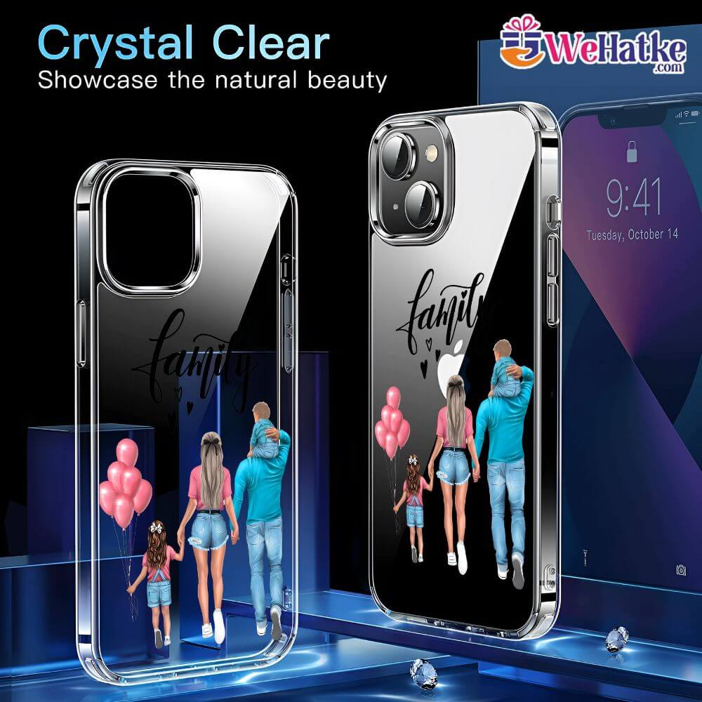 Customized Back Case For family Of 4 Person - 2
