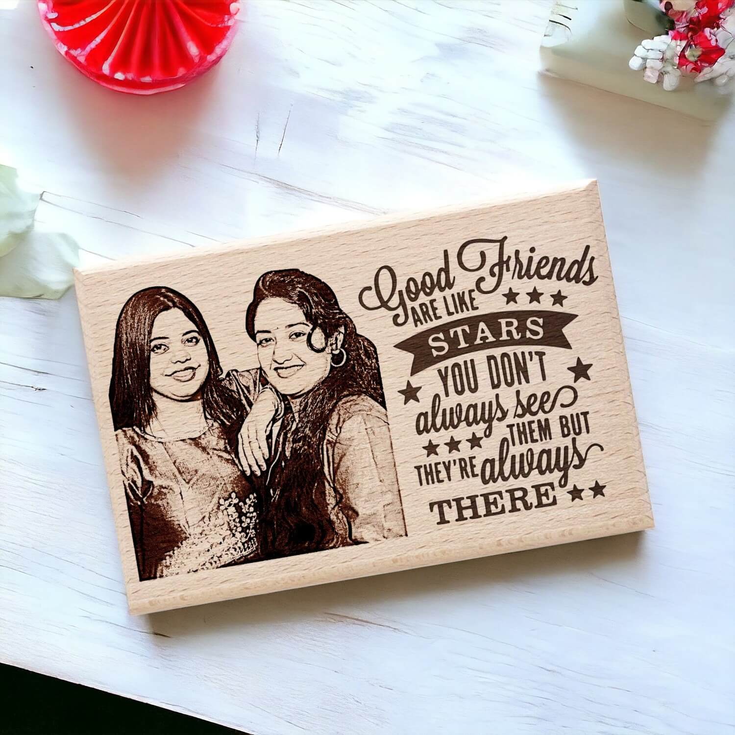 Personalized Photo Plaque Friendship - 2