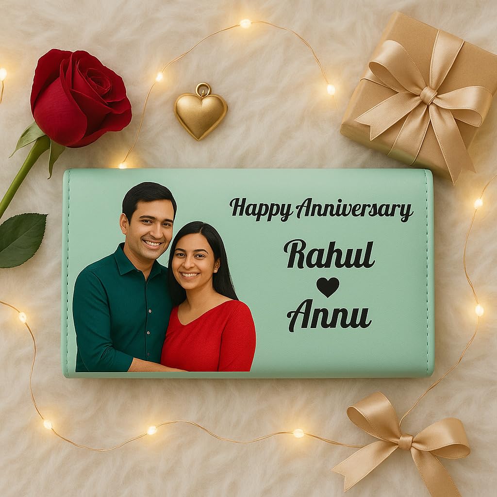 Personalized Anniversary & Wedding Wallet for Women - 2