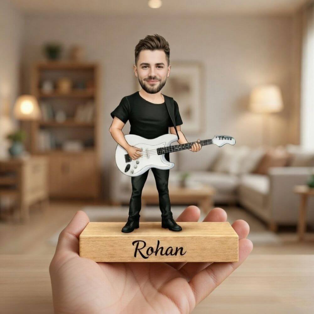 Customized Caricature For Guitarist - 2