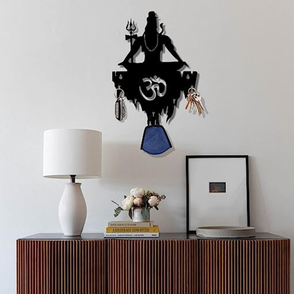 Mahadev Key Hanger Wooden MDF - 3