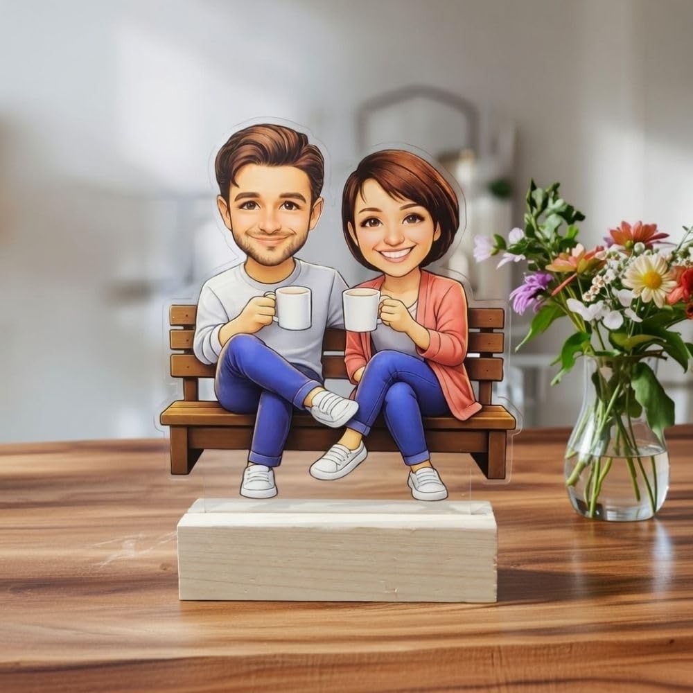 Couple Caricature Acrylic Standee