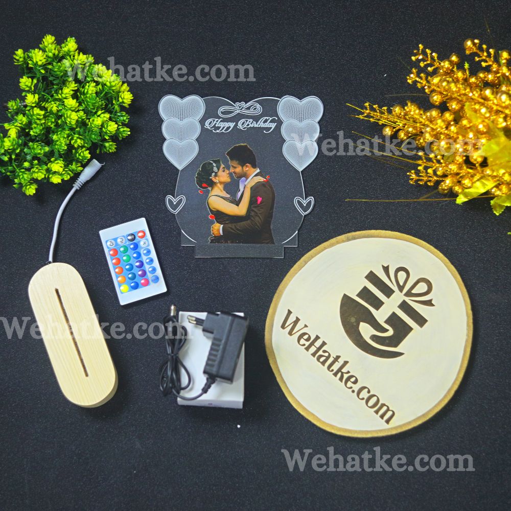 Customized Birthday / Anniversary  Gift Lamp - 5