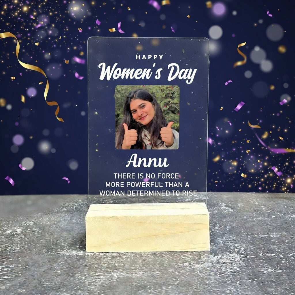 Personalized Women’s Day Plaque - 2