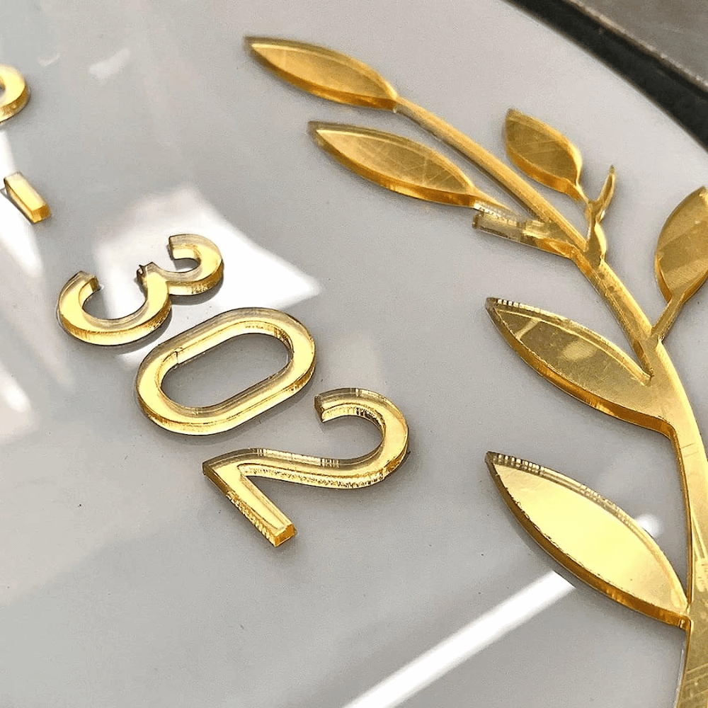 Personalized Modern Name Plates for Home - 4