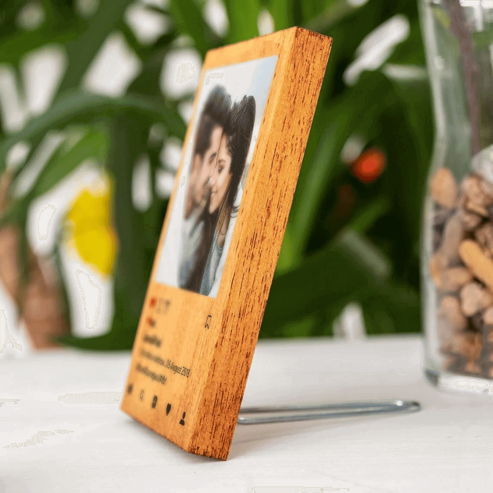 Customized Wooden Instagram Frame - 3