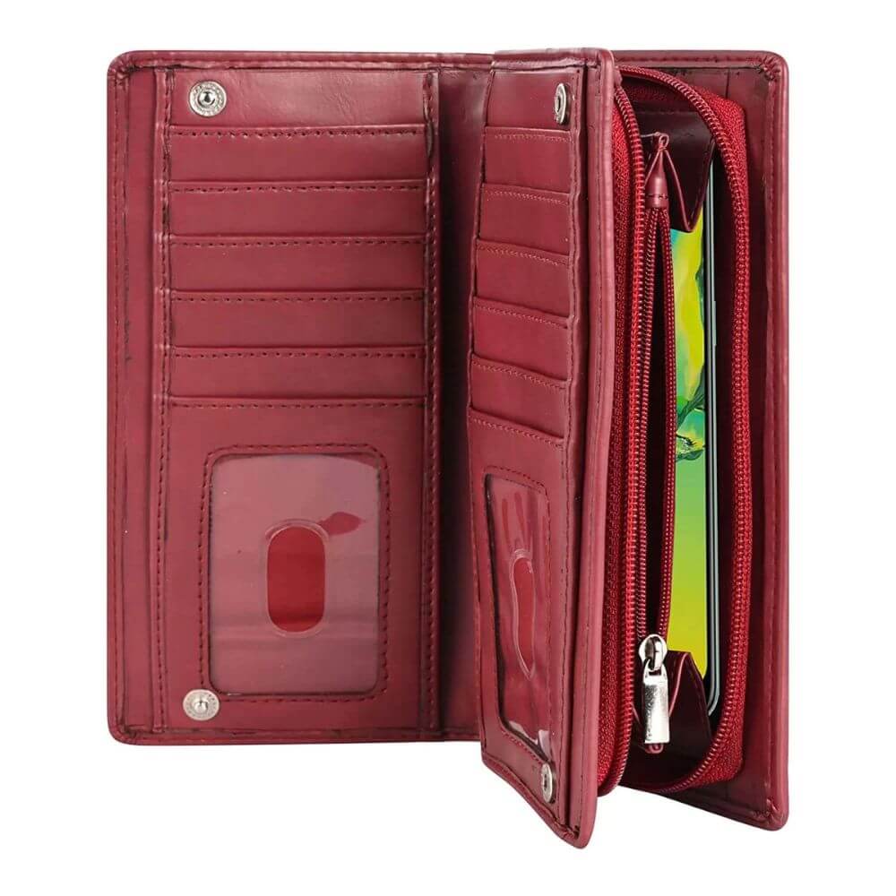 Photo Engraved Ladies Wallet for Mother Gift - 4