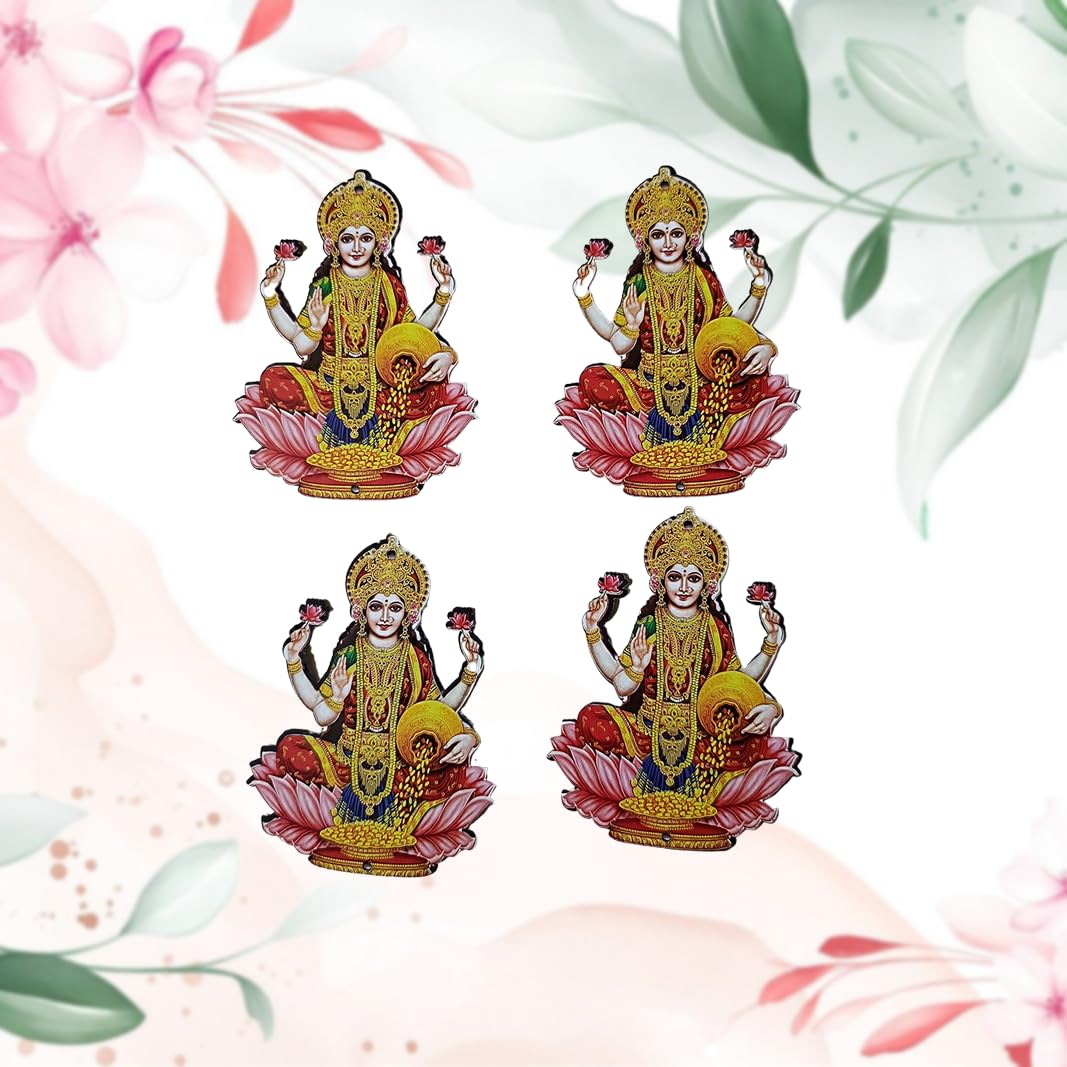 Paper Hanging Laxmi Maa for Diwali Decoration Pack Of 10 - 4