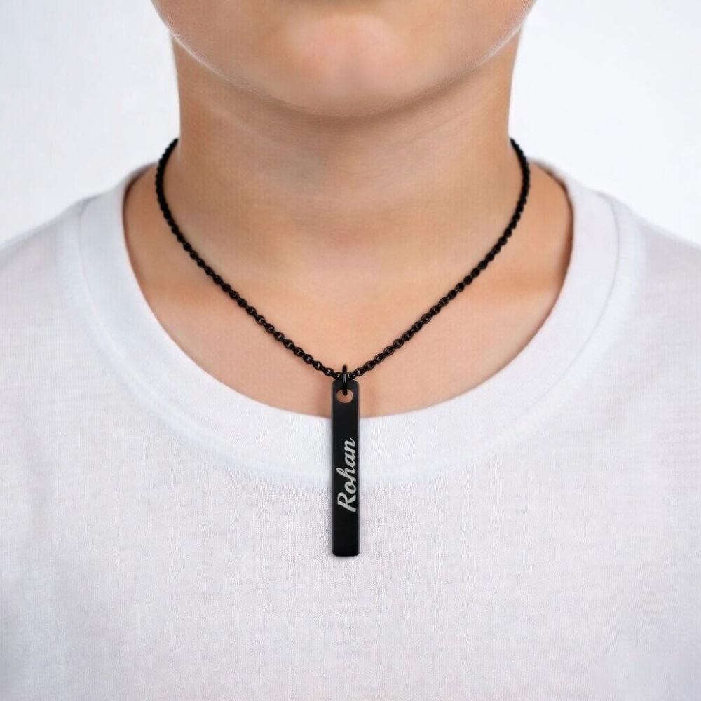 Personalized Name Engrave Metal Necklace